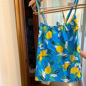 Printfresh lemon zest cami